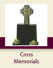 Cross gravestones